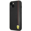 Oryginalne Etui IPHONE 14 PLUS Ferrari Hardcase Carbon (FEHCP14MAXBK) czarne