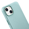 iCarer Case Leather genuine leather case for iPhone 14 Plus grün (WMI14220711-GN) (MagSafe compatible)