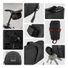 Wozinsky torba rowerowa pod siodełko 0,6 L czarny (WBB8BK black)