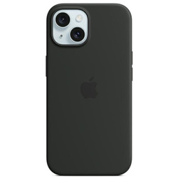 Etui Apple MT103ZM/A iPhone 15 Plus / 14Plus 6.7" MagSafe czarny/black Silicone Case