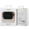 Original Case APPLE AIRPODS PRO 2 Guess Cover Liquid Silicone Glitter Triangle Charm (GUAP2LECG4K) black