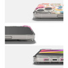 Ringke Fusion Design Armoured Sleeve Cover mit Gelrahmen für iPhone 14 Plus transparent (Floral) (FD637E31)
