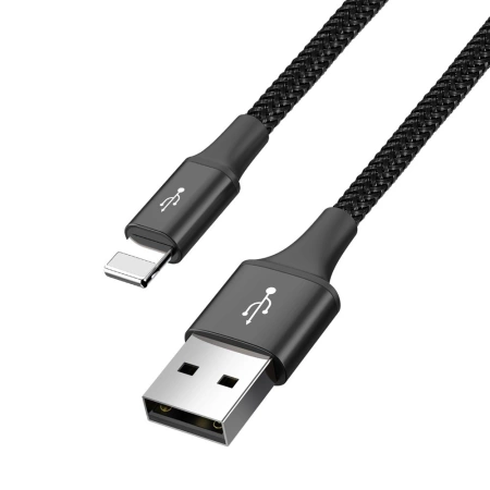 Kabel 4w1 3,5A 1,2m (USB Typ C + 2x iPhone Lightning + Micro USB) Baseus Fast 4in1 USB-C + Lightning 8-pin + MicroUSB (CA1T4-A01) czarny