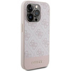 Oryginalne Etui APPLE IPHONE 15 PRO Guess Hardcase 4G Stripe Collection (GUHCP15LG4GLPI) różowe