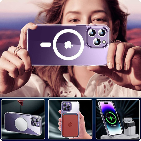 Etui SAMSUNG GALAXY S24 ULTRA Tech-Protect FlexAir Hybrid MagSafe transparentne