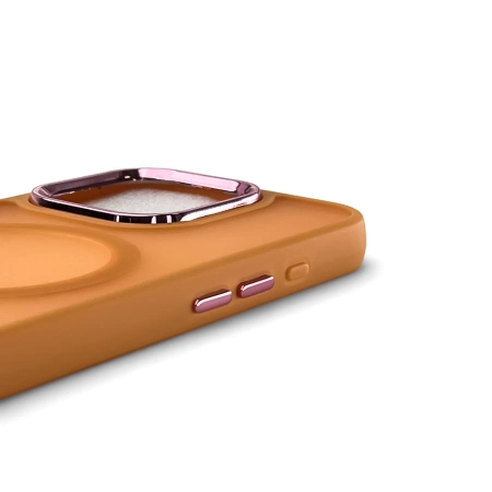 Wozinsky Fashion Case MagSafe for Samsung Galaxy S25 - orange