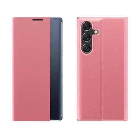 Neues Sleep Case Flip Cover mit Standfunktion für Samsung Galaxy A36 - Rosa