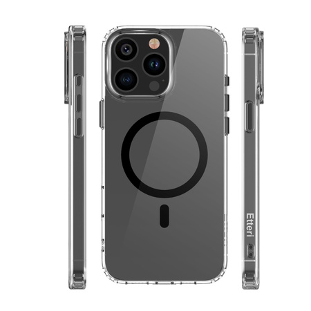 Nakładka Etteri Color Mag do iPhone 14 Pro 6,1" czarna