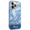 Guess Porcelain Collection - Etui iPhone 14 Pro Max (niebieski)