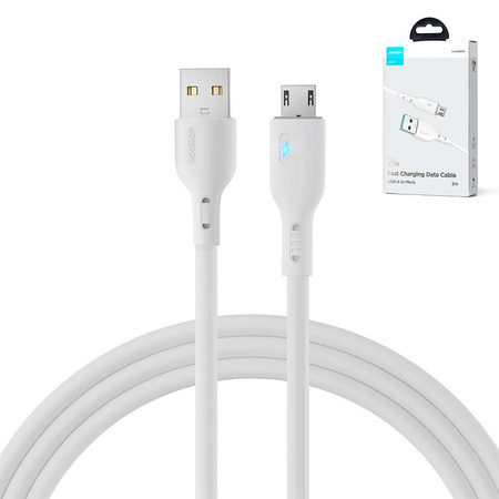 USB cable - micro USB 2.4A 2m Joyroom S-UM018A13 - white