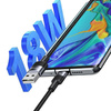 USAMS Kabel USB na USB-C 3A 1,2 Fast Charging stalowy/tarnish SJ718USBSG01 (US-SJ718)