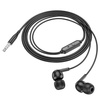 HOCO słuchawki przewodowe Jack 3,5 mm z mikrofonem M124 białe