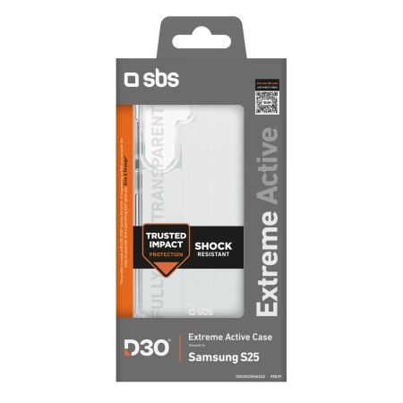 D3O Cover Samsung S25, transparent