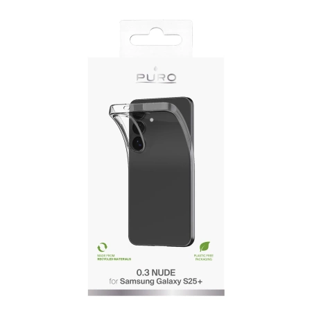 Silicone Case Puro 03 Nude for Samsung Galaxy S25+ - Transparent