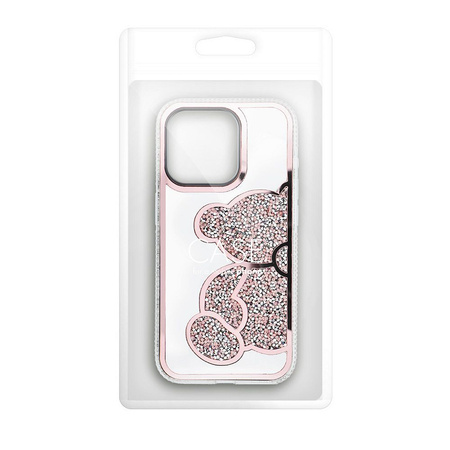 Futerał TEDDY BEAR do IPHONE 17 różowy