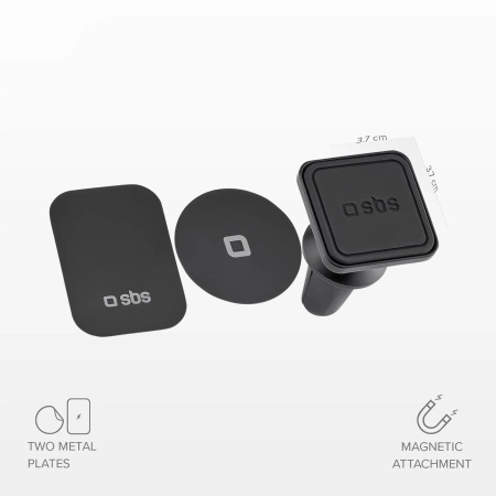 Magnetic smartphone holder SBS TESUPMAGLCLIP - black