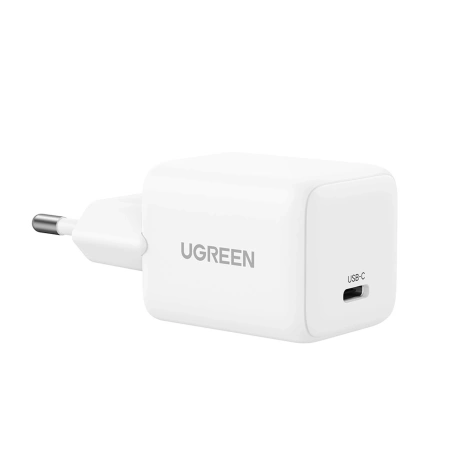 Ładowarka sieciowa Ugreen X513 30W GaN 1x USB-C + kabel USB-C 1m - biała