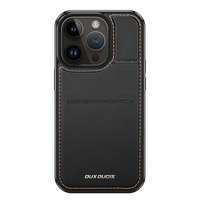 3 in 1 Case for iPhone 13 Pro with MagSafe Wallet RFID Blocking Stand Dux Ducis Rafi Mag - Black