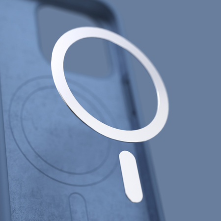 Nakładka Etteri Silicone Mag do iPhone 13 6,1" ciemnoniebieska