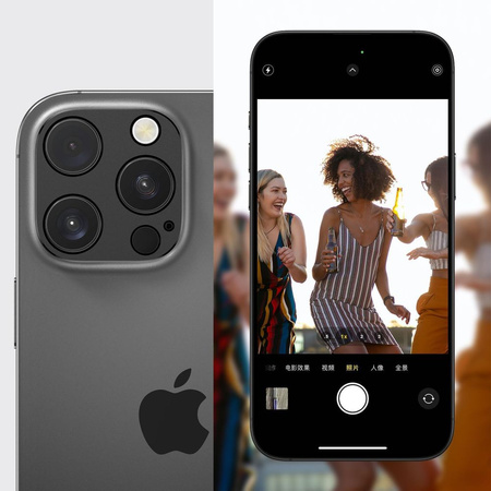 OSŁONA APARATU TECH-PROTECT CAMALLOY FIT+ IPHONE 17 PRO MAX BLACK