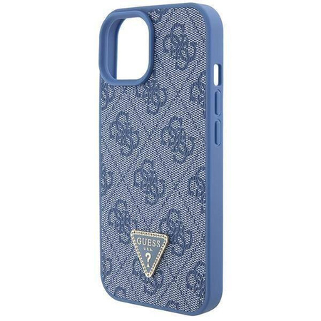 Original Case APPLE IPHONE 15 Guess Hardcase Crossbody 4G Metal Logo (GUHCP15SP4TDSCPB) blue