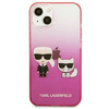 Karl Lagerfeld KLHCP13STGKCP iPhone 13 mini 5,4 "hardcase pink / pink Gradient Ikonik Karl &amp; Choupette
