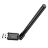 HOCO bezprzewodowa karta sieciowa z zewnętrzną anteną na USB WiFi4 HI32 czarna