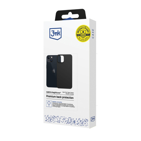 Apple iPhone 15 Plus - 3mk Hardy MagSilicone Graphite