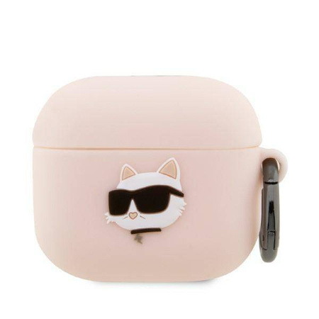 Karl Lagerfeld Silicone NFT Choupette Head 3D - Etui AirPods 3 (różowy)