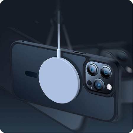 Etui IPHONE 11 Tech-Protect Magmat MagSafe transparentne czarne