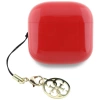 TWS Guess Kopfhörer mit klassischem Logo- und Charm-Aufdruck, glänzender Effekt, Rot