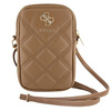 Guess Torebka GUWBZPSQSSGW brązowy/brown Zip Quilted 4G