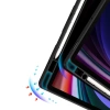 Dux Ducis Magi Hülle mit Stifthalter für Samsung Galaxy Tab S10 FE/S9/S9 FE - Schwarz