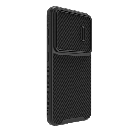 Nillkin Synthetic Fiber S Case für Samsung Galaxy S23+, Kameraabdeckung, schwarz
