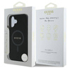 Guess Saffiano Classic Logo MagSafe - Etui iPhone 16 Plus (czarny)