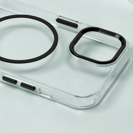 Nakładka Clear Thin Mag do iPhone 12 / 12 Pro 6,1'' czarna
