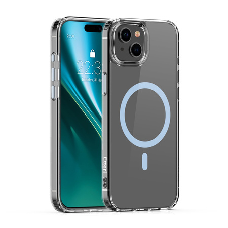 Nakładka Etteri Color Mag do iPhone 15 6,1" jasnoniebieska