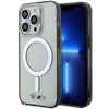 Case BMW BMHMP14XHCRS iPhone 14 Pro Max 6.7&quot; transparent hardcase Silver Ring MagSafe