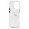 Etui Karl Lagerfeld IML Metal Karl&Choupette Head MagSafe na iPhone 15 Pro - białe