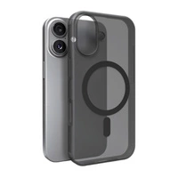 Puro Daylight Magsafe Compatible Silicone Case for iPhone 17 - Translucent Black