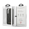 Guess GUHCS22SG4GFGR S22 S901 gray / gray hard case 4G Metal Gold Logo
