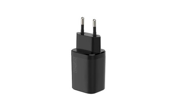 Land. network. MX Carbon 30W PD+QC, USB-A+C BLACK / BLACK