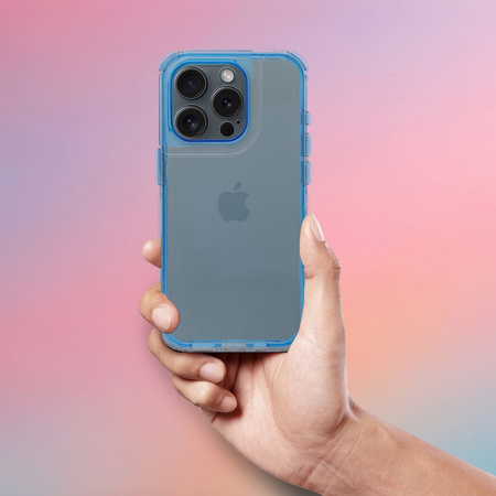 Futerał MATRIX CLEAR do IPHONE 17 Pro niebieski