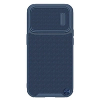 Nillkin Textured S Case etui iPhone 14 Pro Max pancerny pokrowiec z osłoną na aparat niebieski