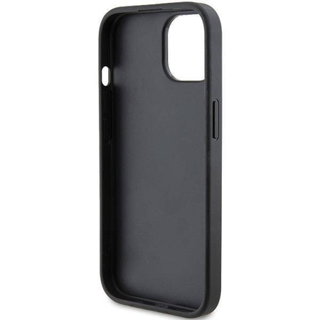 Karl Lagerfeld nakładka do iPhone 15 Plus 6,7&quot; KLHCP15MPQKPMK czarna HC QUILTED K PATTERN
