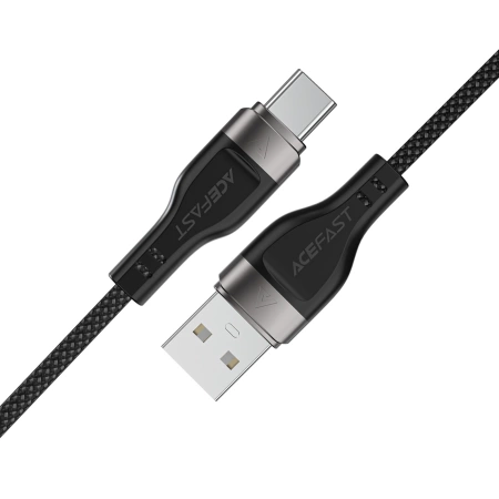 Acefast C11-04 USB-A - USB-C 3A Cable 1.2m Magnetic Braid - Black