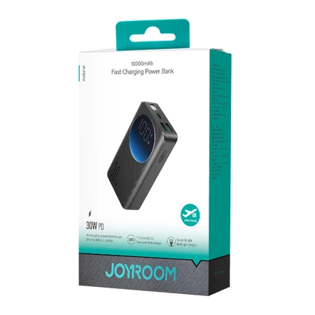 Joyroom powerbank 10000mAh 30W black (JR-PBF01)