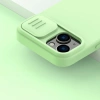 Nillkin CamShield Magnetische Silikonhülle iPhone 14 Plus Magnetische MagSafe-Kameraabdeckung Lila