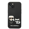 Karl Lagerfeld KLHMP14MSSKCK iPhone 14 Plus 6.7&quot; Hardcase schwarz / schwarz Liquid Silicone Karl &amp; Choupette Magsafe