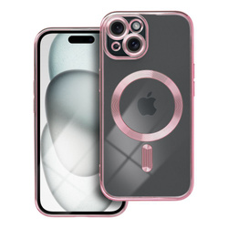 Futerał Electro Mag Cover kompatybilny z MagSafe do IPHONE 15 złoty róż